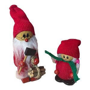 House Of Lloyd Christmas Around The World Mr Mrs‎ Santa Claus Wood Knitted Box